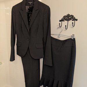 EXPRESS Editor suit ensemble (3 piece) - black